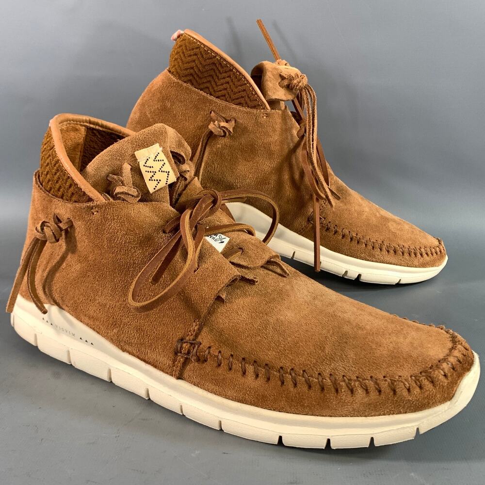 VISVIM Size 12 Brown Suede Chukka Boots